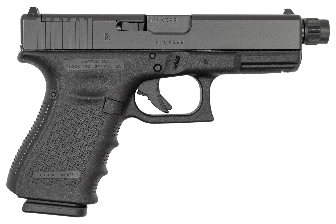 19 Gen4 MOS 9mm 15-Round Pistol with Threaded Barrel - Firearms | The Gun Shop