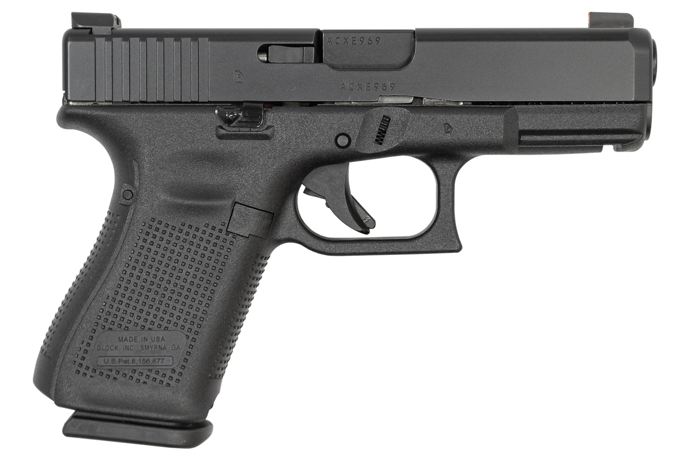 19M 9mm 15-Round Pistol with Ameriglo Bold Sights and Extended Slide Lock (Made - Firearms | The Gun Shop