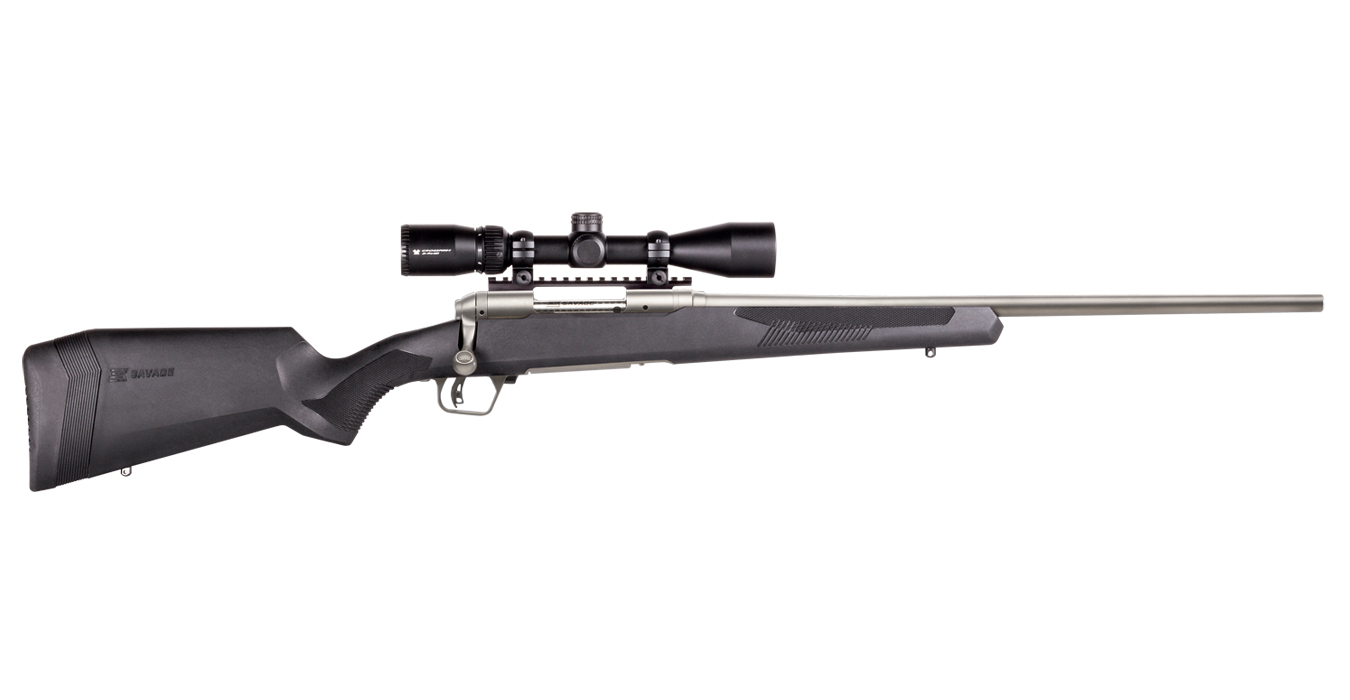 110 Apex Storm XP 22-250 Rem Rifle with Stainless Barrel and Vortex Crossfire II Scope - Bolt-Action Rifles | The Gun Shop
