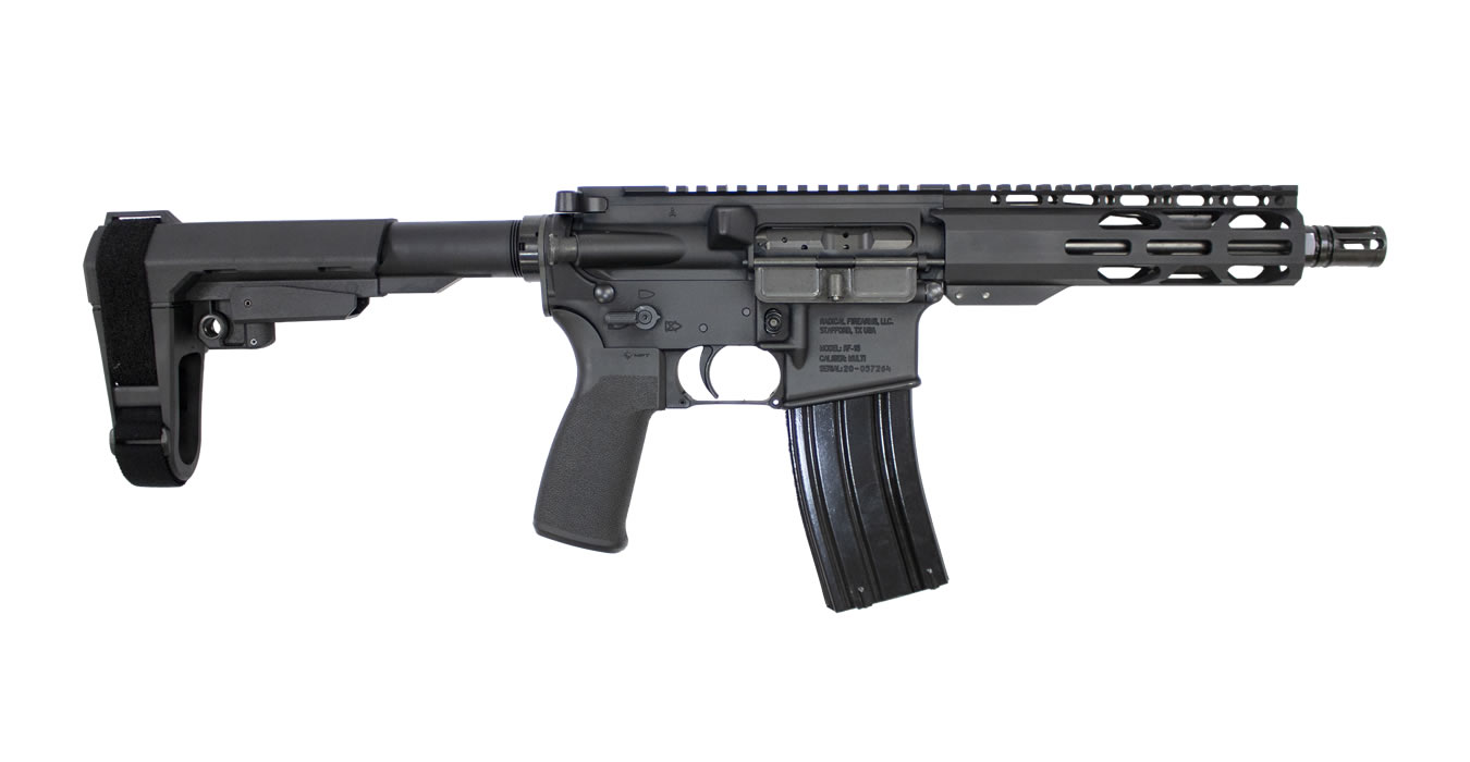 RF-15 5.56mm Semi-Automatic AR15 Pistol with RPR Free-Float Rail and SB Tactical SBA3 Pistol Brace - AR-15 Pistols | The Gun Shop