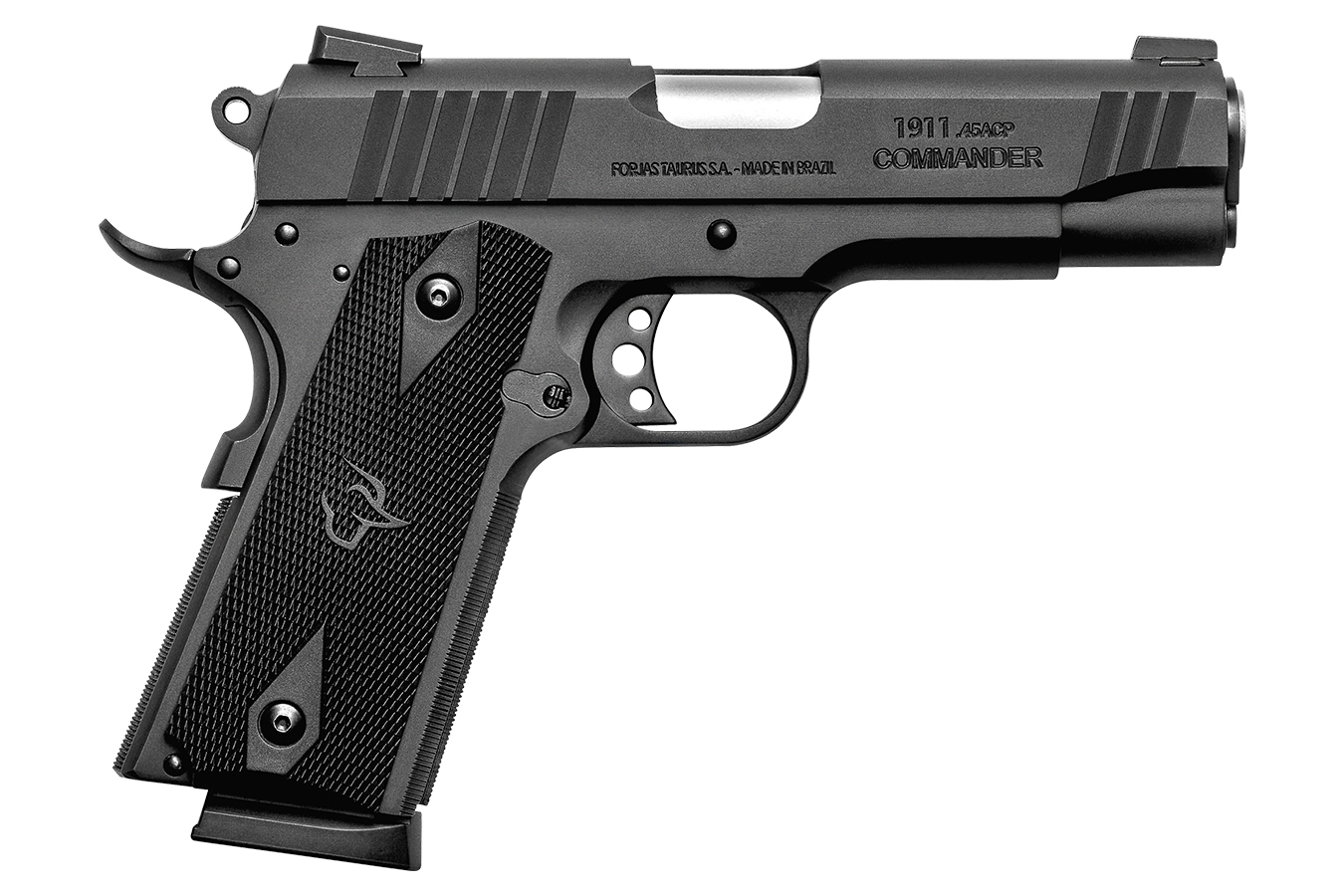 1911 Commander 45 ACP Semi-Auto Pistol with Matte Black Finish - 1911 Pistols | The Gun Shop