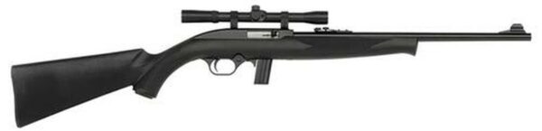 Mossberg 702 Plinkster Scope Combo SA 22LR, Scope 18" Barrel, Synthetic Black Stock, 10rd
