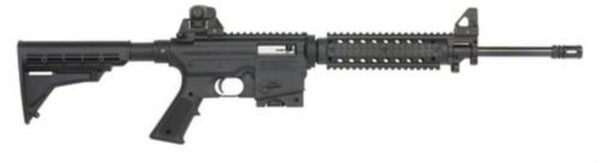 Mossberg Model 715T Tactical Flat Top .22LR, 16.25", Muzzle Brake Adjustable Sights, 10 Round Mag