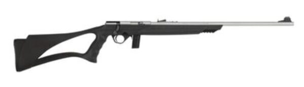 Mossberg Model 802 Plinkster 22LR, 21", Brushed Chrome, Sport Grip Synthetic Stock, 10 Rd
