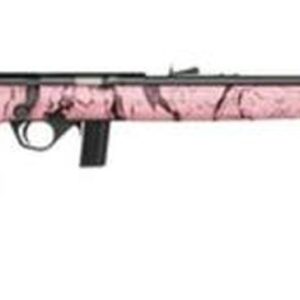Mossberg Model 802 Plinkster 22LR 18" Blued Barrel Sport Grip Synthetic Pink Marble Stock 10rd