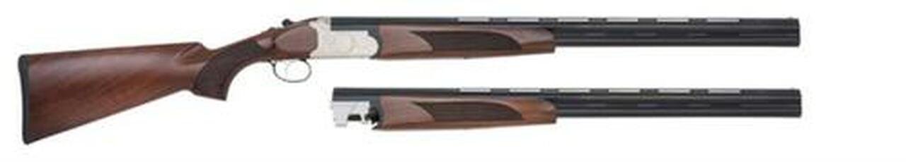 Mossberg Silver Reserve II Over/Under Combo 20 Ga, 28" Barrel, Ga, Walnut, Silver Receiver, Blued