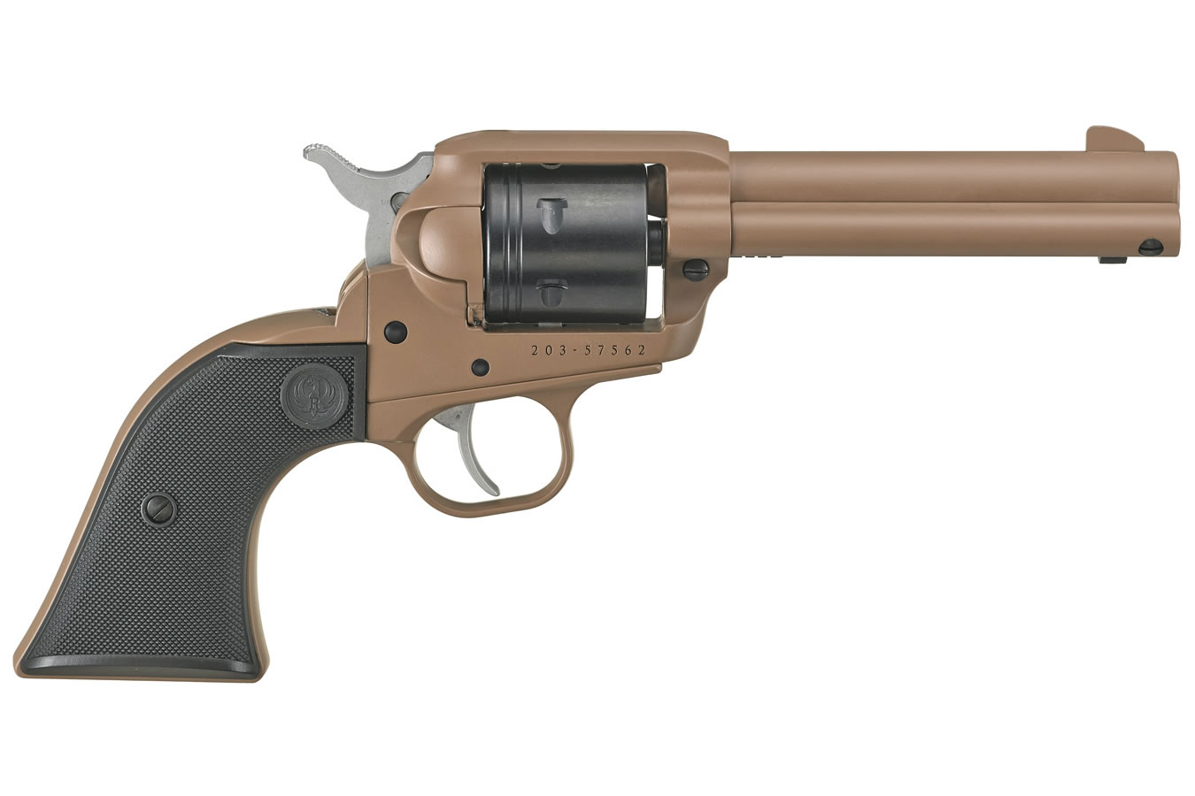 Wrangler 22LR Dark Earth-Black Cerakote Single-Action Revolver - Firearms | The Gun Shop