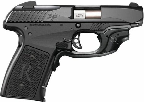 Remington R51CT, Crimson Laser Grip 9MM 3.4" Barrel Melonite Finish 7 Rd Mag