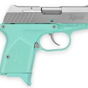 Remington RM380 Micro 380 ACP 2.9" Barrel, Light Blue Polymer Grip, Aluminum Frame, SS Slide 6rd Mag