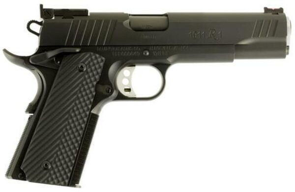 Remington 1911 R1 40 S&W, 5", Black G10 Grips, Black Stainless Steel, 9rd