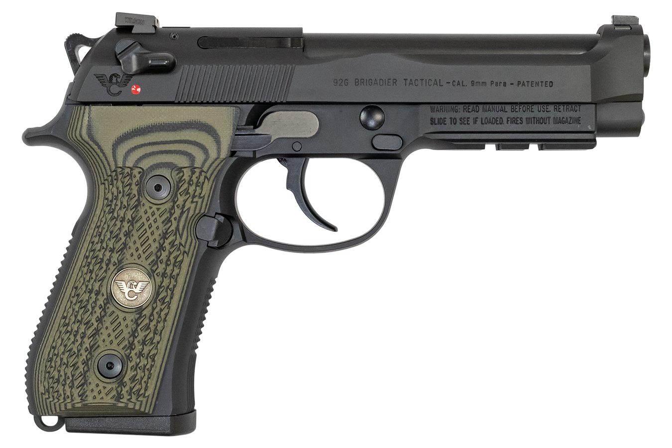 92G Brigadier Tactical 9mm Pistol with WC G10 Grips - Firearms | The Gun Shop