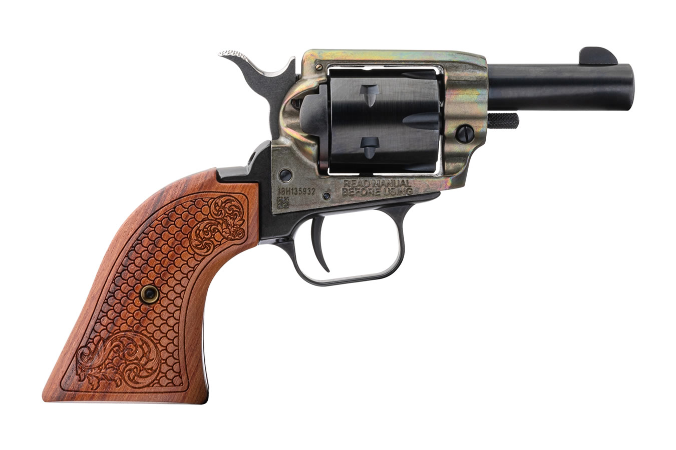 Barkeep 22LR Revolver with Scroll Grip Handle