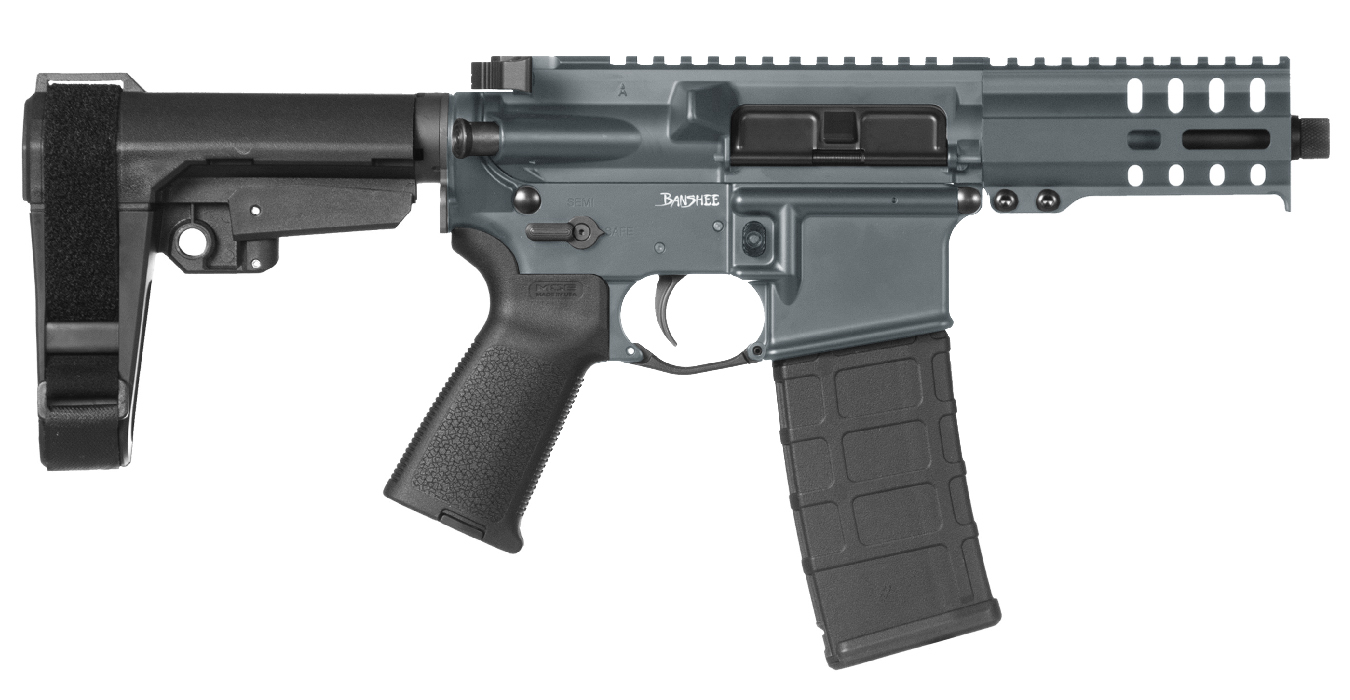 Banshee 300 MK4 9mm AR Pistol with Cobalt Kinetics Slate Cerakote Finish - AR-15 Pistols | The Gun Shop