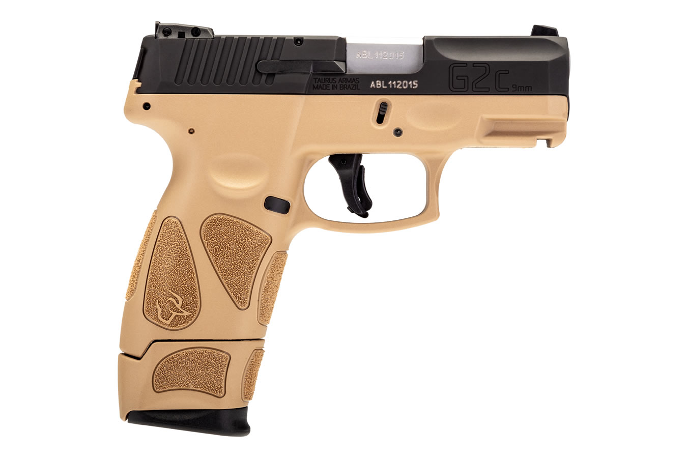 G2C 9mm Black/Tan Pistol with 17-Round Magazine