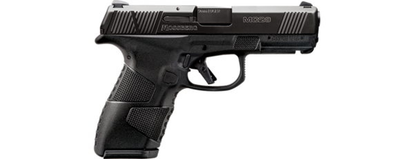 Mossberg MC-2 Compact 9mm, 4" Barrel, Black, 3 Dot Sights, Flat Profile Trigger, 2 Mags, 1-13Rd and 1-15Rd