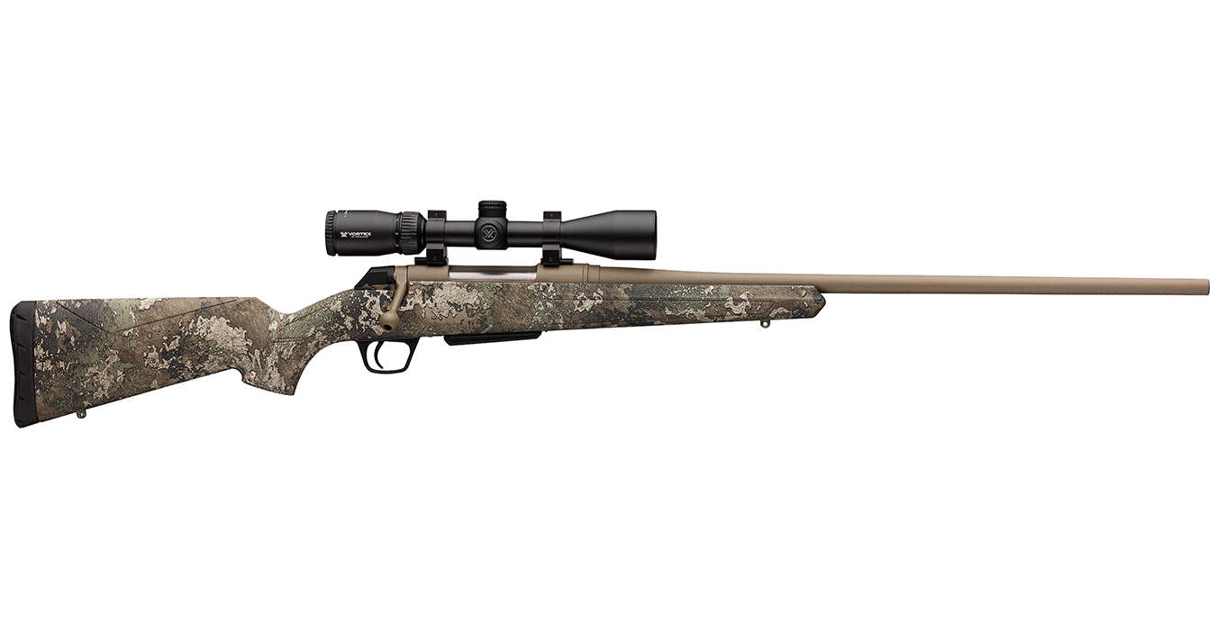 XPR Hunter 6.8 Western Bolt-Action Rifle with True Timber Strata Camo Stock and Vortex Crossfire II 3-9x40mm Scope