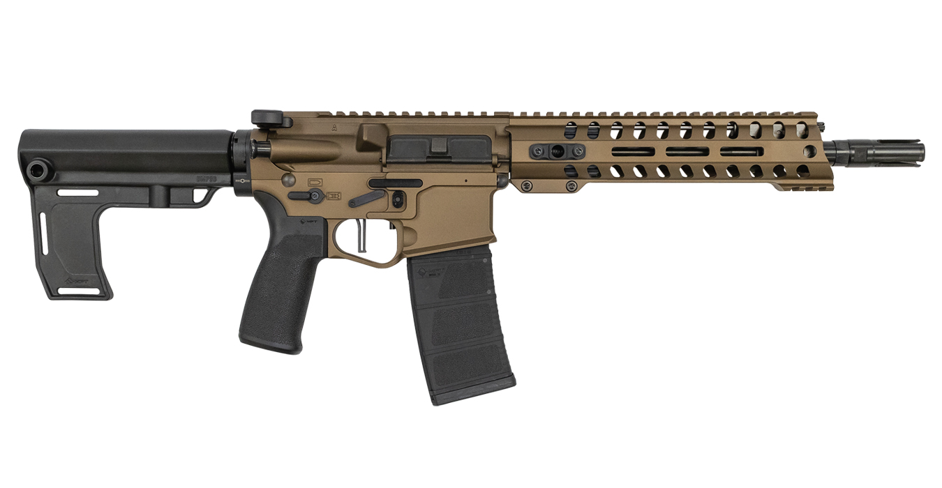 Renegade 5.56mm NATO AR Pistol with 10.5 in Barrel and Burnt Bronze Cerakote Finish - AR-15 Pistols | The Gun Shop