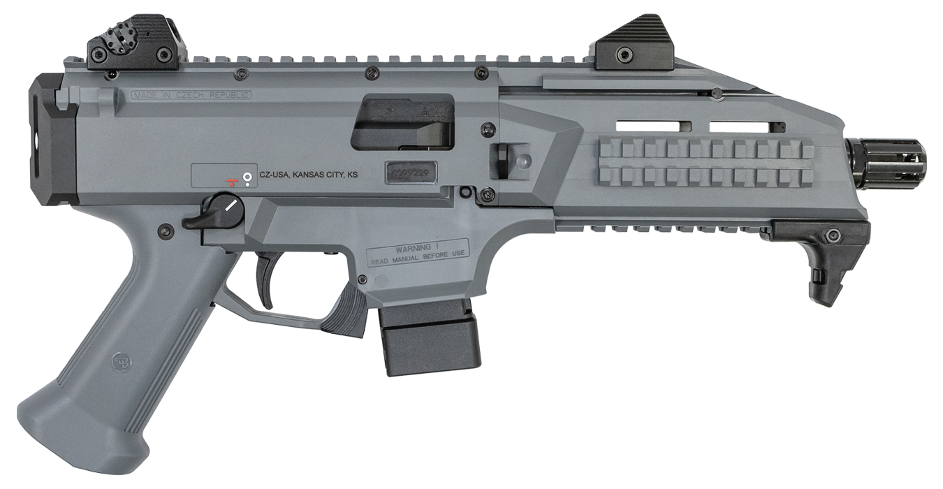 Scorpion EVO 3 S1 9mm Pistol with Battleship Gray Finish (10 Round Model) - Firearms | The Gun Shop