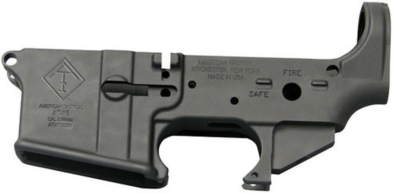 ATI AR-15 Stripped Lower Receiver, 5.56/223/6.8/6.5 Grendel/224 Valkyrie Aluminum