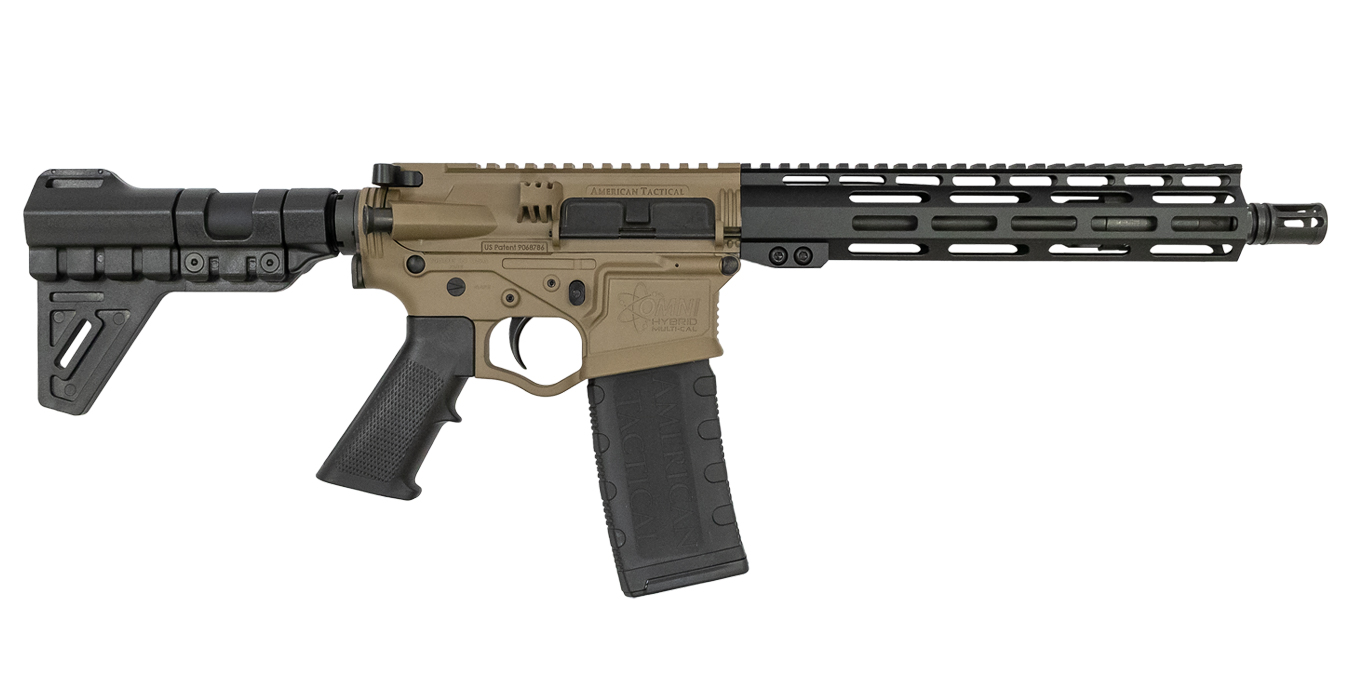 Omni Hybrid MAXX 5.56 AR Pistol with FDE Receiver and Blade Stock - AR-15 Pistols | The Gun Shop