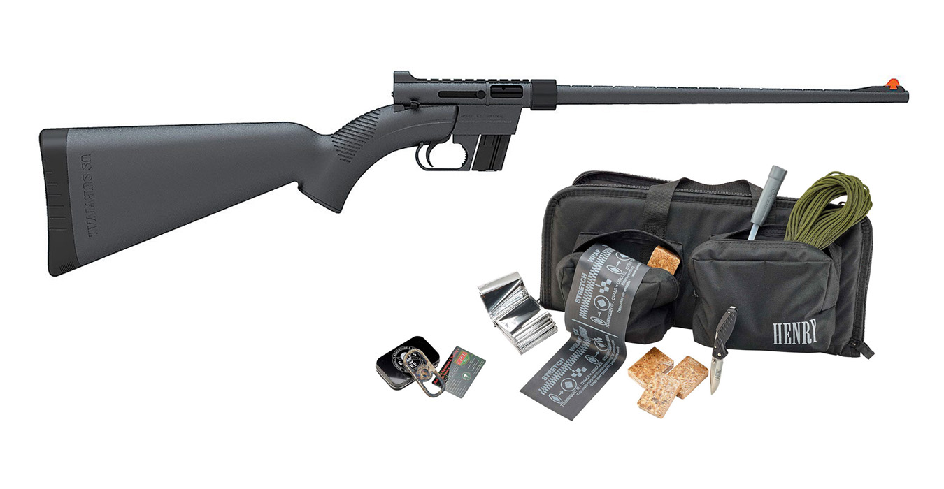 US Survival AR-7 Black Rifle Kit w/Survival Gear and Bag