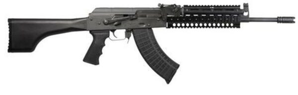 I.O. AK-47 7.62X39 Quad Rail, Black Stock 30 Rd Mag
