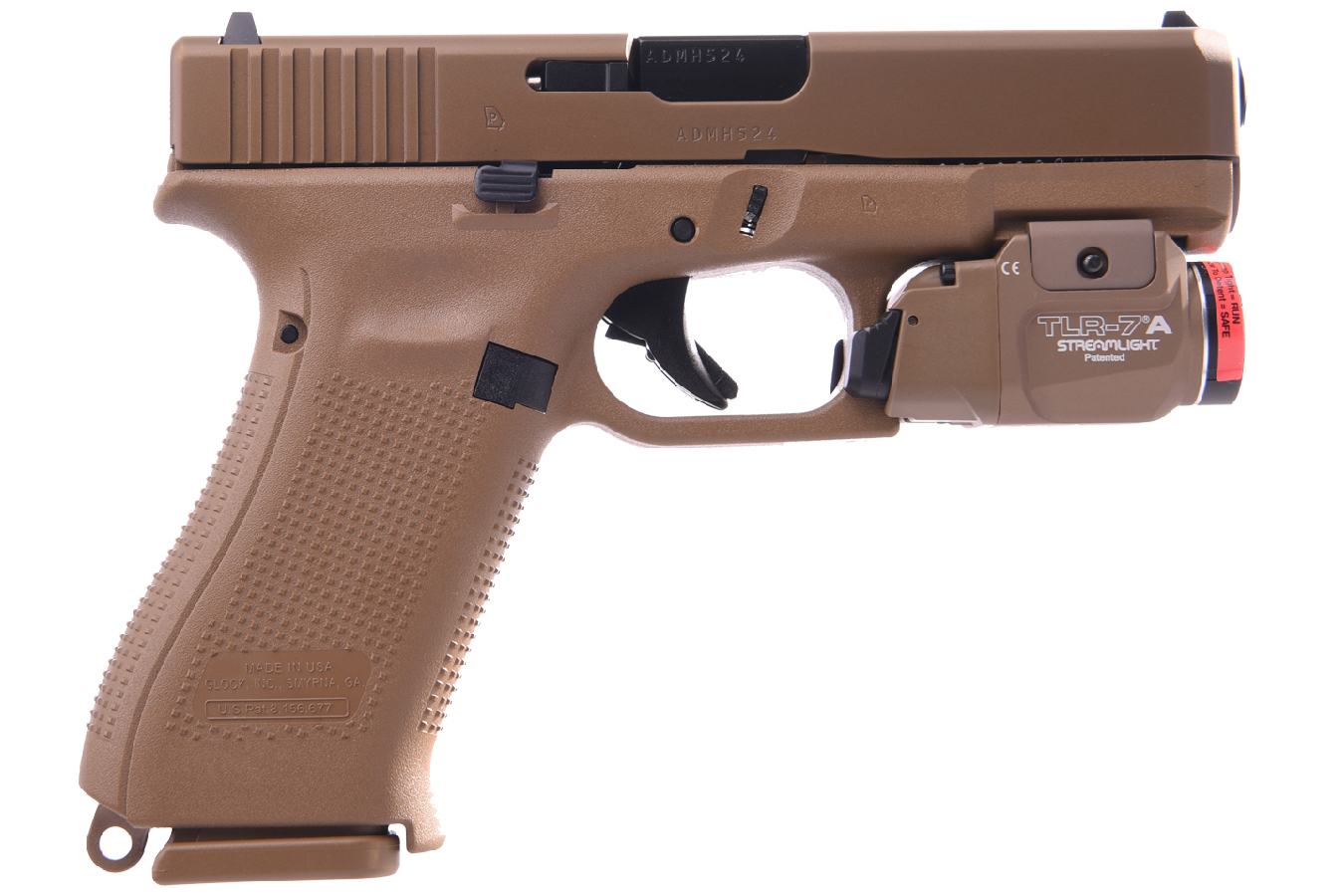 19x 9mm Full-Size FDE Pistol with Streamlight TLR7A Light - Firearms | The Gun Shop