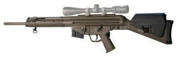 PTR Model MSR Modern Sporting Rifle .308, 18" Target Barrel, Dark Earth Furniture, Cheek Piece, 5 Rnd Mag