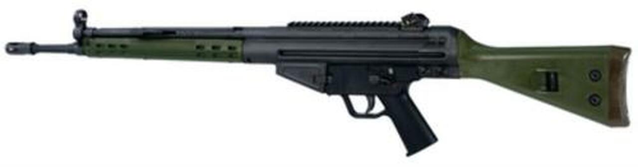 PTR Industries Model PTR 91 G.I. R .308 Win/7.62mm 18" Match Grade H&K Profile Tapered Barrel Classic H&K Fixed Polymer Stock Olive Drab Green 10rd MA and NJ Compliant