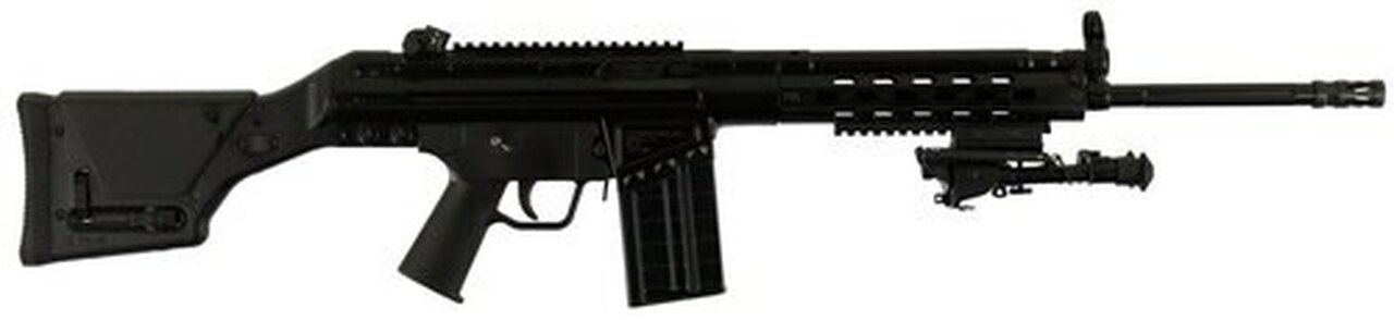 PTR Industries Model PTR MSG91 .308/7.62, 18" Match Grade Tapered Barrel, Black Powdercoat, Magpul PRS-2 Adjustable Stock