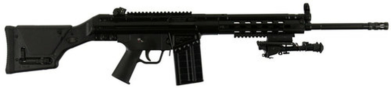 PTR Industries Model PTR MSG91 .308/7.62, 18" Match Grade Tapered Barrel, Black Powdercoat, Magpul PRS-2 Adjustable Stock