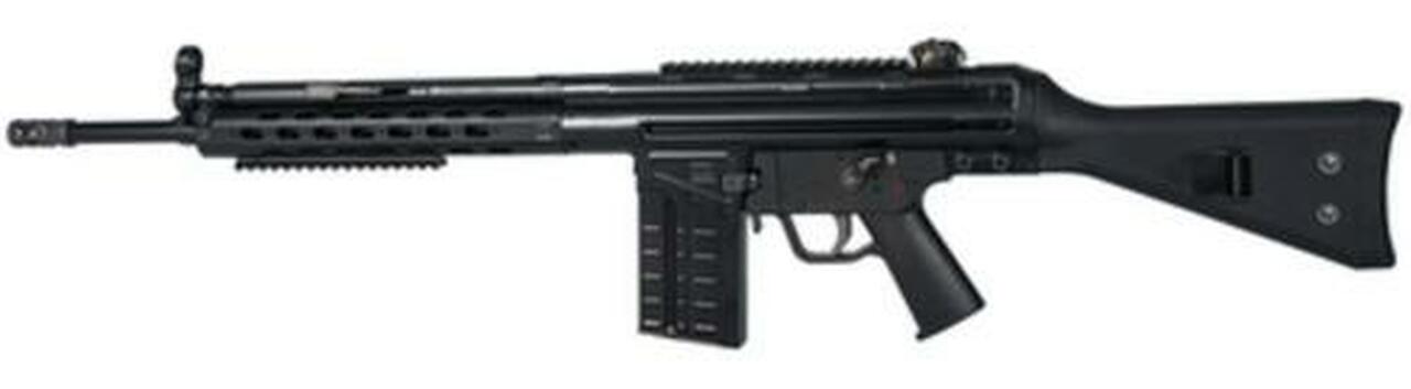 PTR Industries Model PTR 91 FR .308 Win/7.62mm 18" Match Grade Bull Barrel Threaded 5/8x24 Black Powdercoat Finish Black Polymer Standard Fixed Stock 20rd