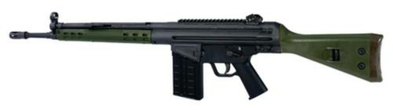 PTR Industries Model G.I. R .308/7.62 18" Tapered Barrel Parkerized Finish Classic Fixed Stock Olive Drab Green 20rd Mag