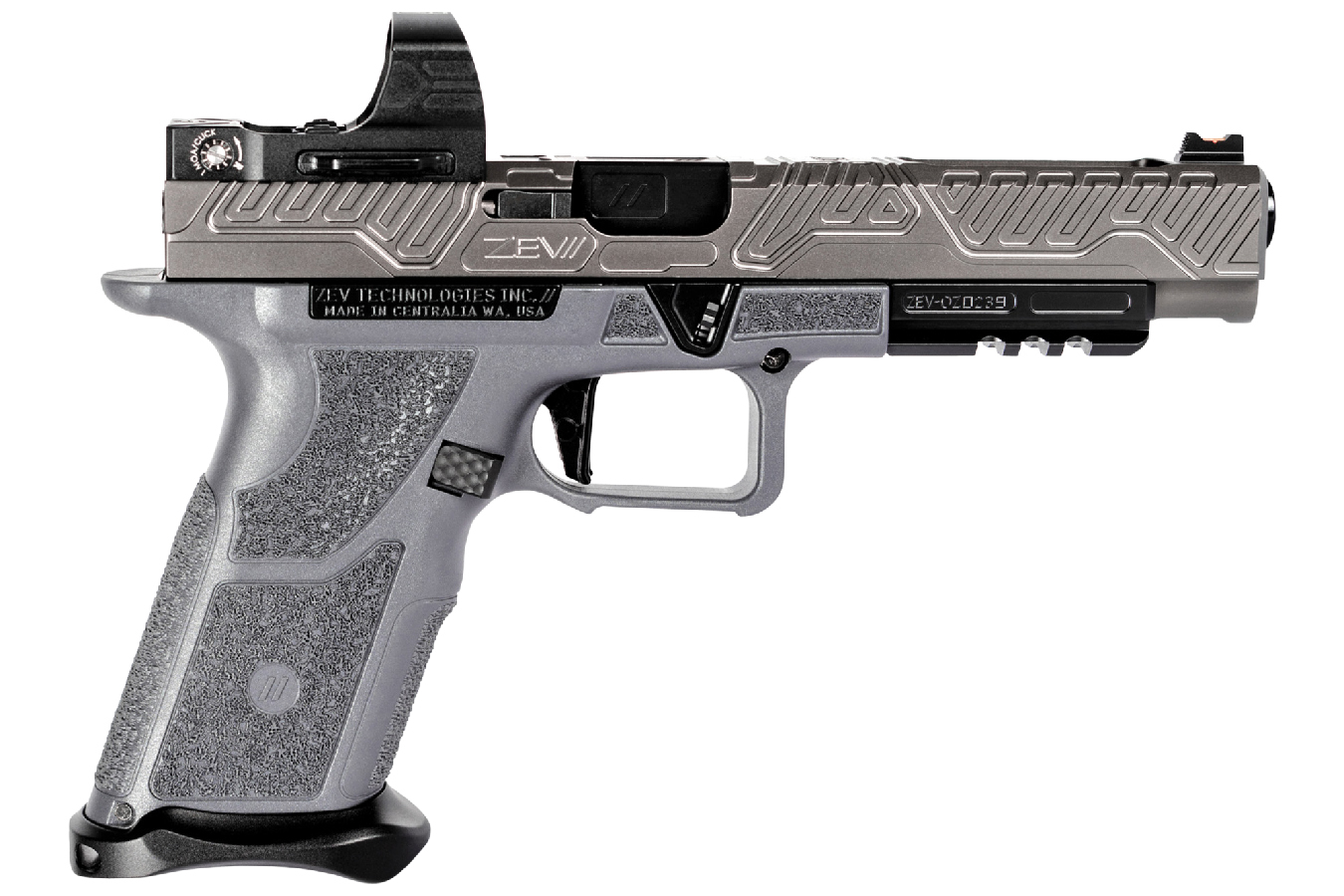 OZ9 Competition 9mm Full-Size Pistol with Titanium Gray Finish and Bushnell First Strike 2.0 Red Dot - Firearms | The Gun Shop