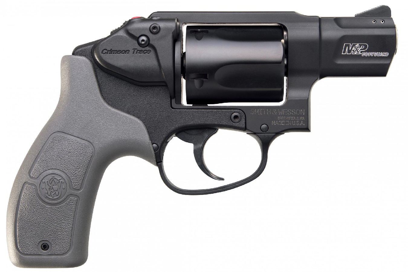MP Bodyguard 38 SW Special Revolver with Integrated Crimson Trace Laser (MA Compliant) - Firearms | The Gun Shop