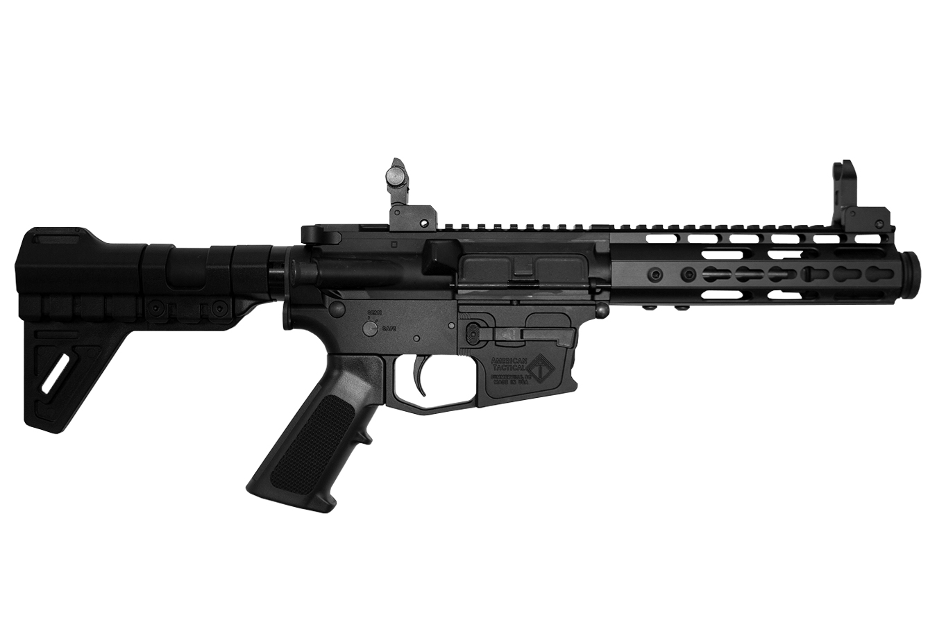 Mil-Sport AR-15 9mm Pistol with Keymod Rail - AR-15 Pistols | The Gun Shop
