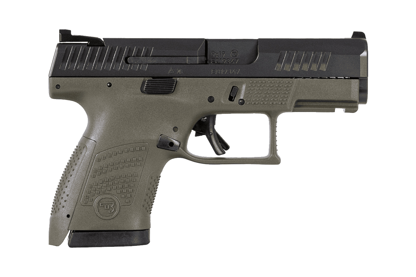 P-10 S 9mm Pistol with OD Green Frame - Firearms | The Gun Shop