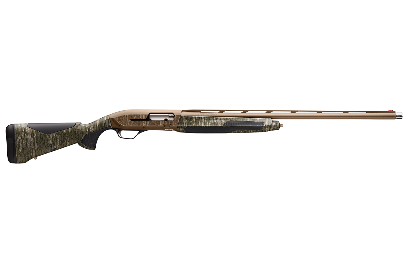 90217-DEFAULT-l Maxus II Wicked Wing 12 Gauge Shotgun with Mossy Oak Bottomland Camo Stock and Burnt Bronze Finish - Firearms | The Gun Shop