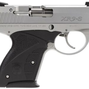 Boberg Platinum 9mm DAO, 3.35" Barrel, Black Zytel Grip Nickel/Chrome, 7rdrd