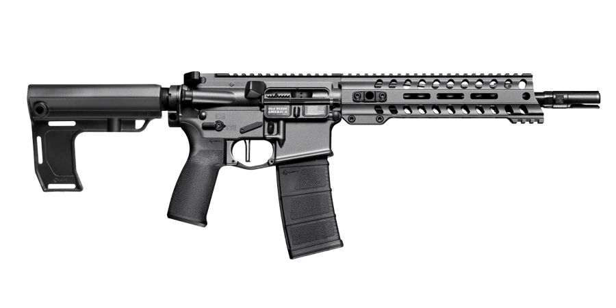 Minuteman 5.56mm Semi-Automatic AR15 Pistol with Tungsten Finish - AR-15 Pistols | The Gun Shop