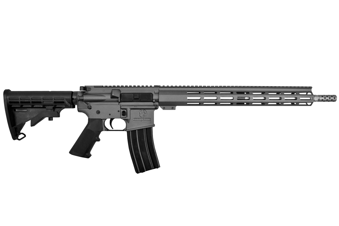 223/5.56mm Semi-Automatic AR15 with Tungsten Cerakote Finish