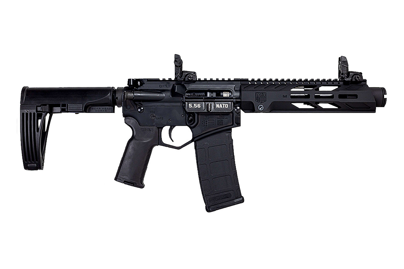 DB15 5.56mm Semi-Automatic AR-15 Pistol with Gearhead Works Tailhook Mod2 Brace - AR-15 Pistols | The Gun Shop