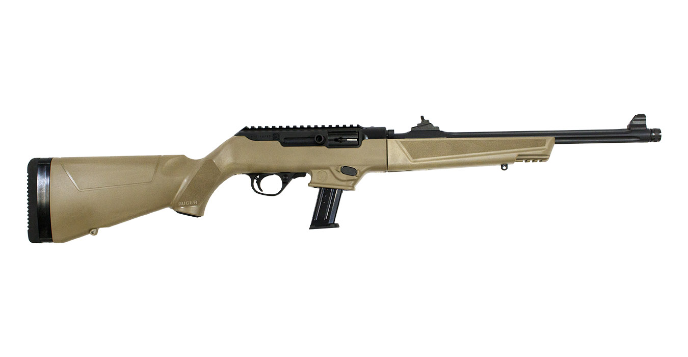 PC Carbine 9mm Flat Dark Earth Rifle with Threaded Barrel - Firearms | The Gun Shop