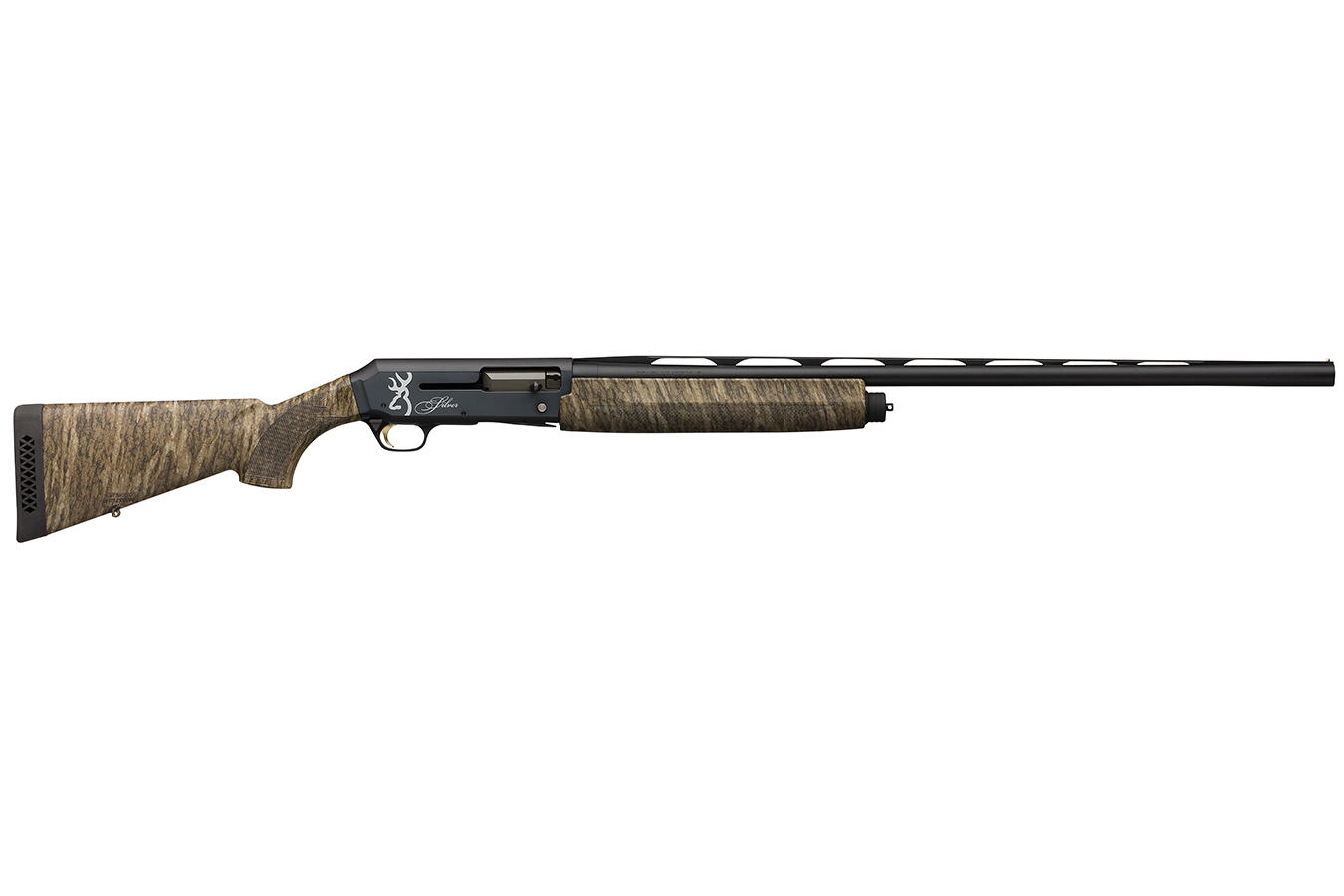 Silver Field 12 Gauge Semi-Automatic Shotgun with Mossy Oak Bottomland Camo Finish - Firearms | The Gun Shop