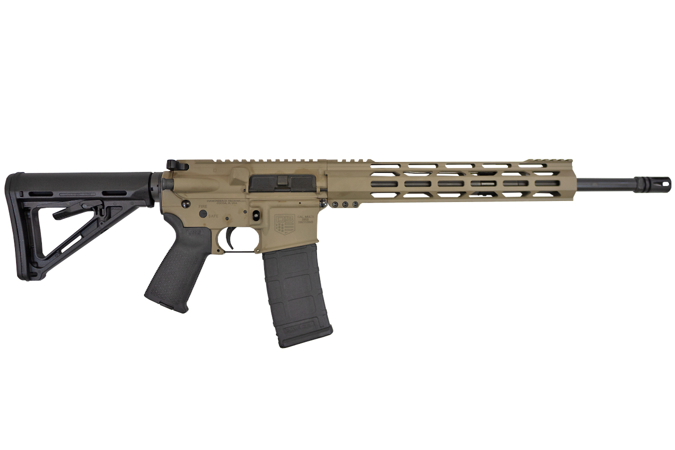 DB-15 5.56mm Semi-Automatic Rifle with Flat Dark Earth Cerakote FInish - Firearms | The Gun Shop