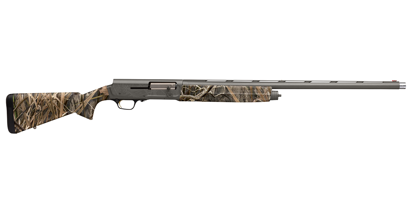 91164-DEFAULT-l A5 Wicked Wing 12 Gauge Semi-Auto Shotgun with Tungsten Cerakote Finish and Mossy Oak Shadow Grass Habitat Camo Stock - Firearms | The Gun Shop