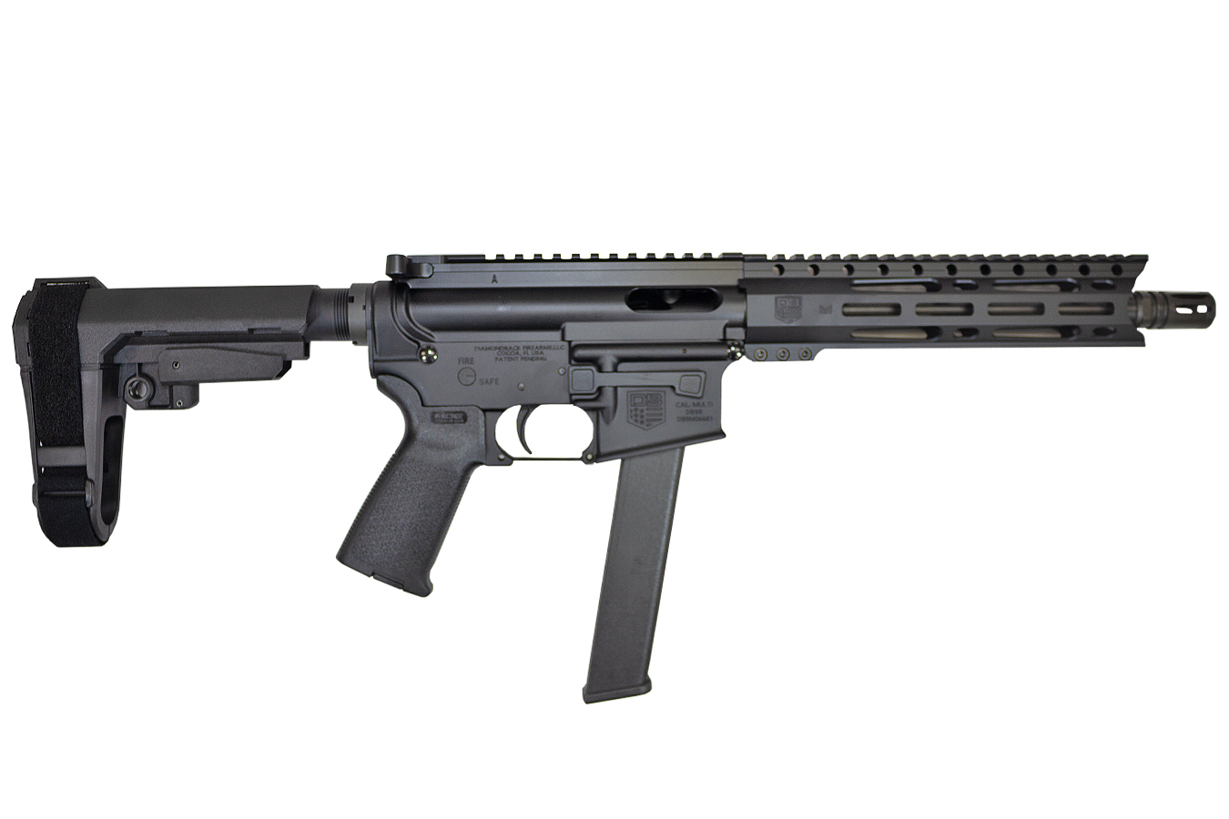 DB9R 9mm AR-15 Pistol with SBA3 Brace - AR-15 Pistols | The Gun Shop