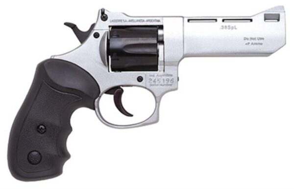 Comanche II-A Double 38 Special 4", 6rd, Black Synthetic Nickel