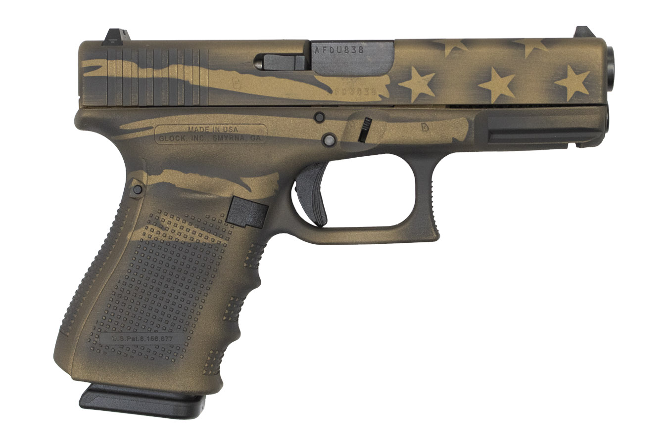 23 Gen4 40 S&W Pistol with Coyote Battle Worn Flag Finish - Firearms | The Gun Shop