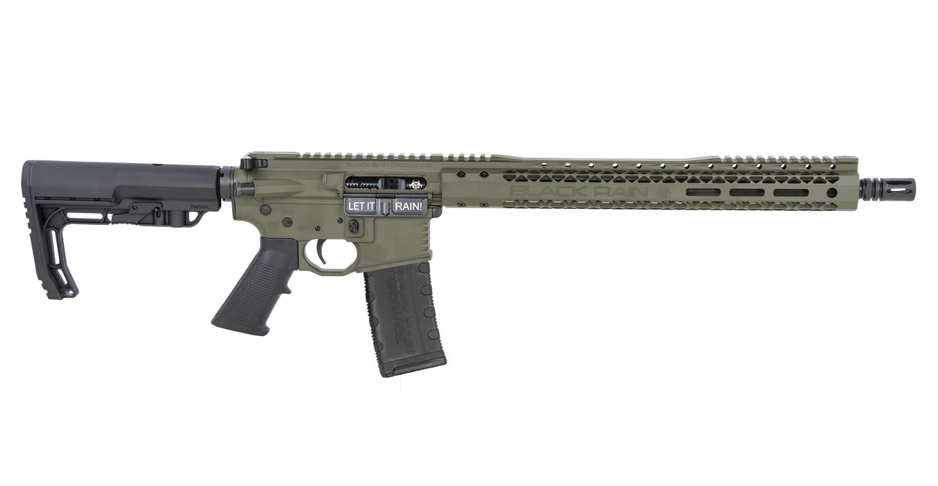 5.56mm Billet AR-15 Rifle with OD Green Finish - Firearms | The Gun Shop